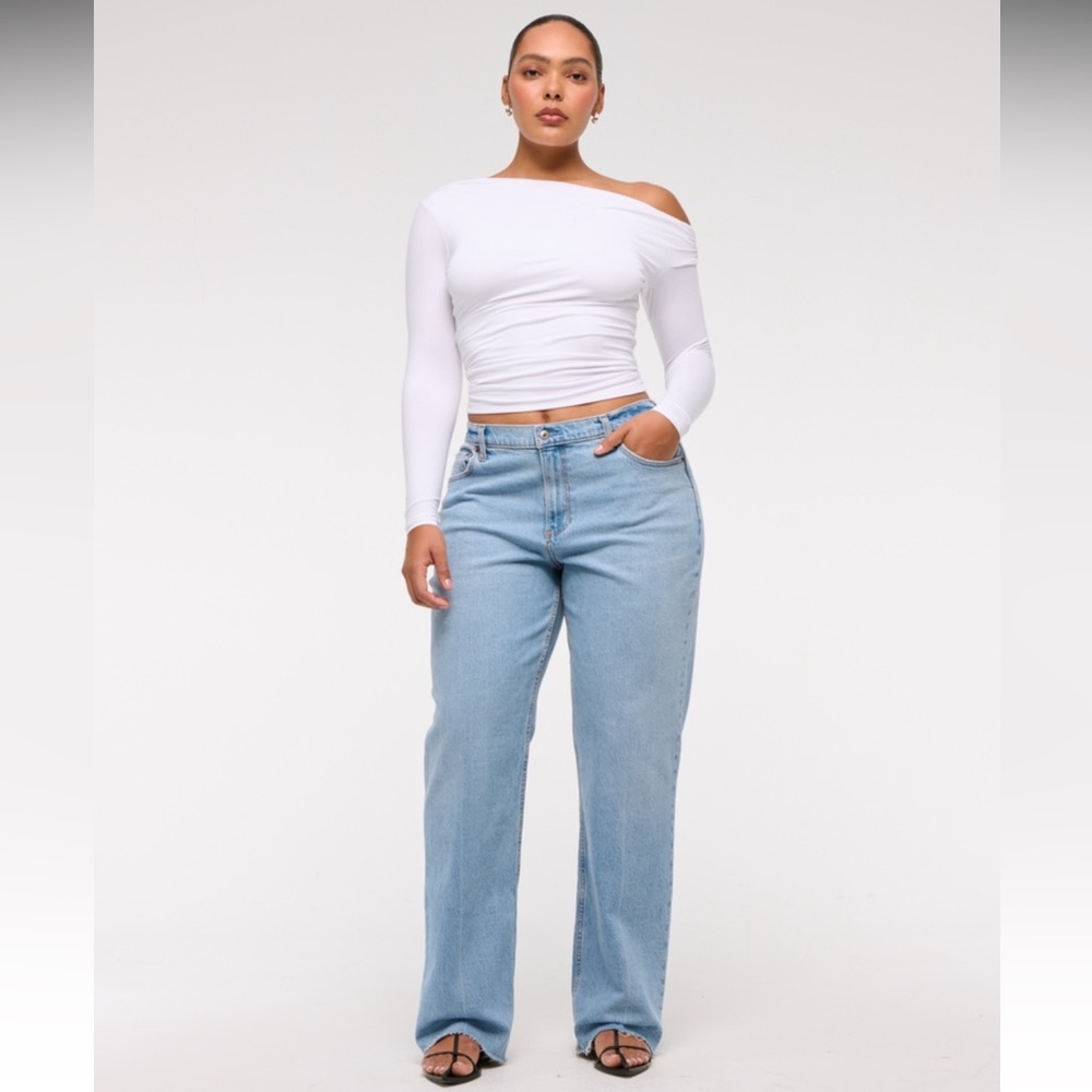 Abercrombie & Fitch | The Baggy Low Rise Curve Love 29